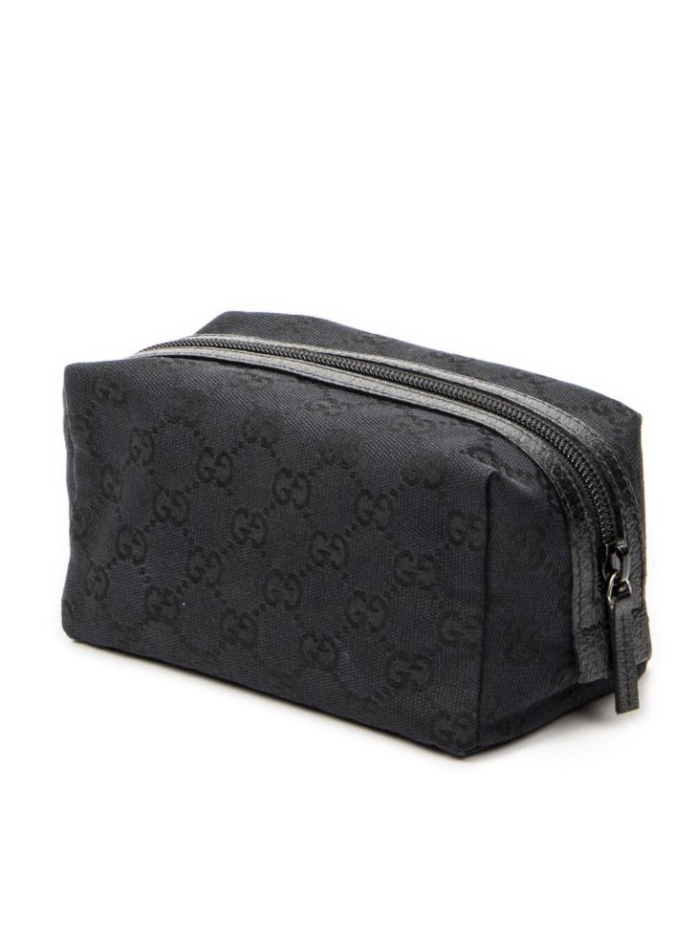 Gucci Makeup Pouch Black GG Canvas - Picture 2 of 10